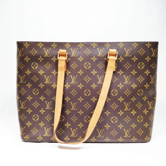 Authentic Louis Vuitton Luco Brown Monogram Tote Bag mn650-111925 - Picture 1 of 16